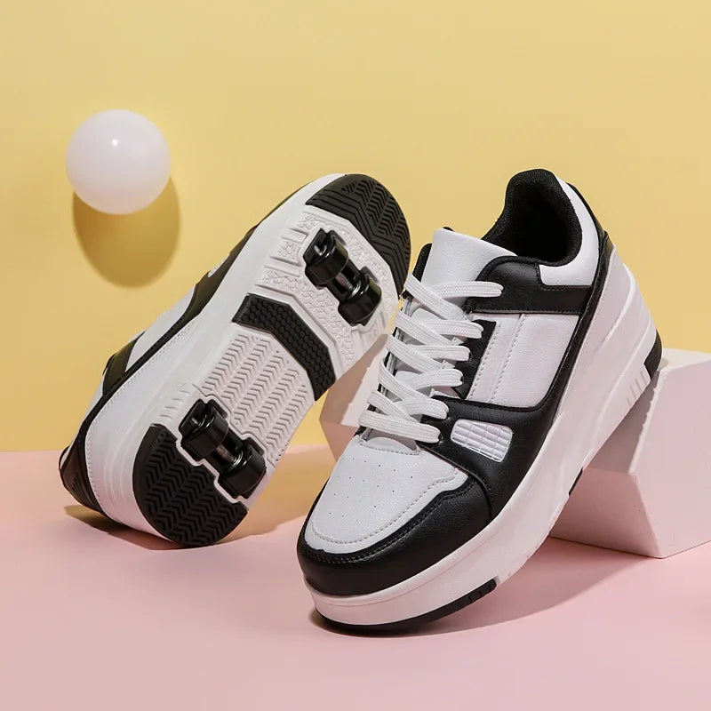 Danka – Kinder Rollschuhe mit 4 Rädern & Style Schwarz