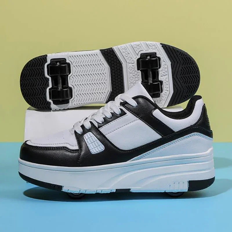 Danka – Kinder Rollschuhe mit 4 Rädern & Style Schwarz