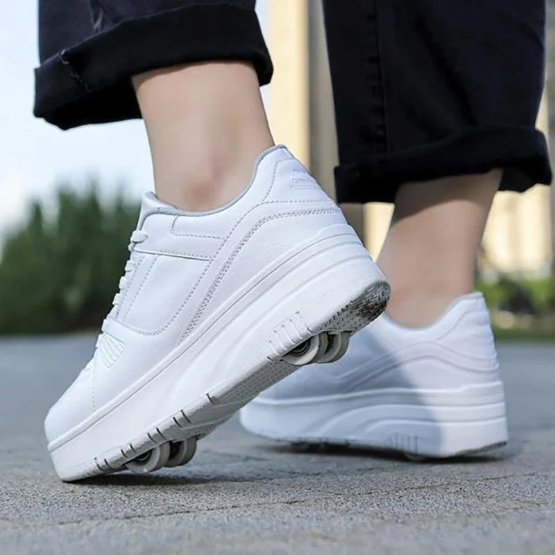 Danka – Kinder Rollschuhe mit 4 Rädern & Style WeiB 2