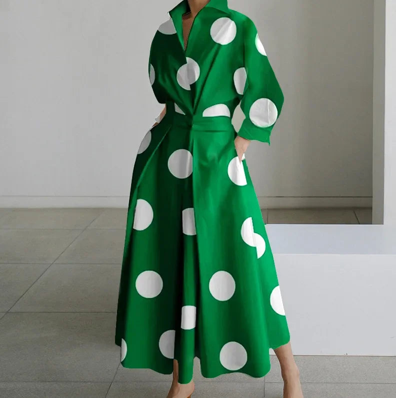 Debora - Sommerkleid Mit V Ausschnitt Für Damen Grunn