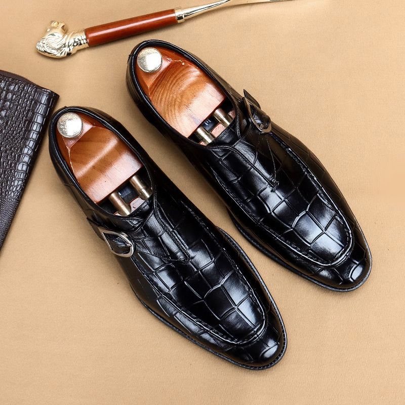 Dennyson – Sommer Lederschuhe für Herren Schwarz 2