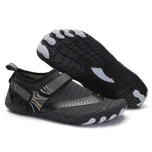 Donatus - Barfuß Rutschfest Orthopädische Wasserschuhe Schwarz