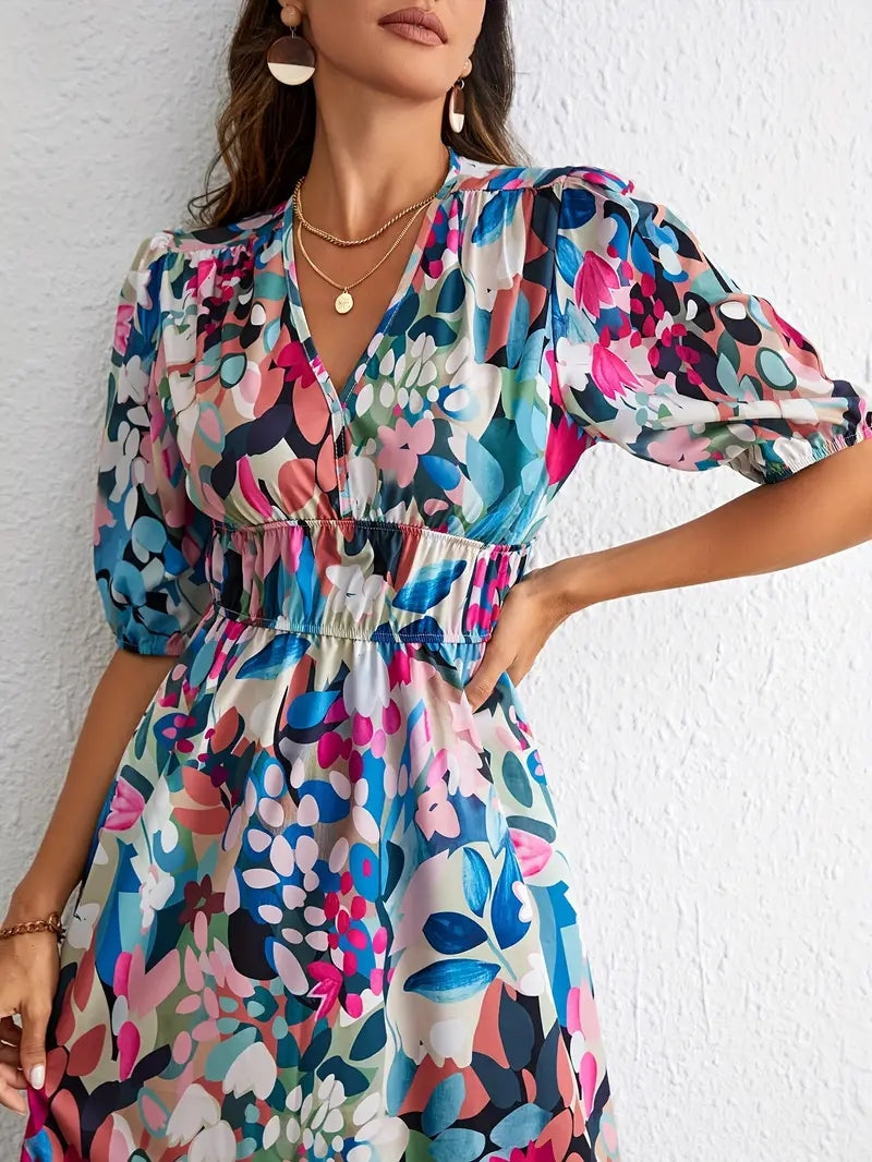 Elenora - Elegantes und Bequemes Sommerkleid Mehrfarbig 2
