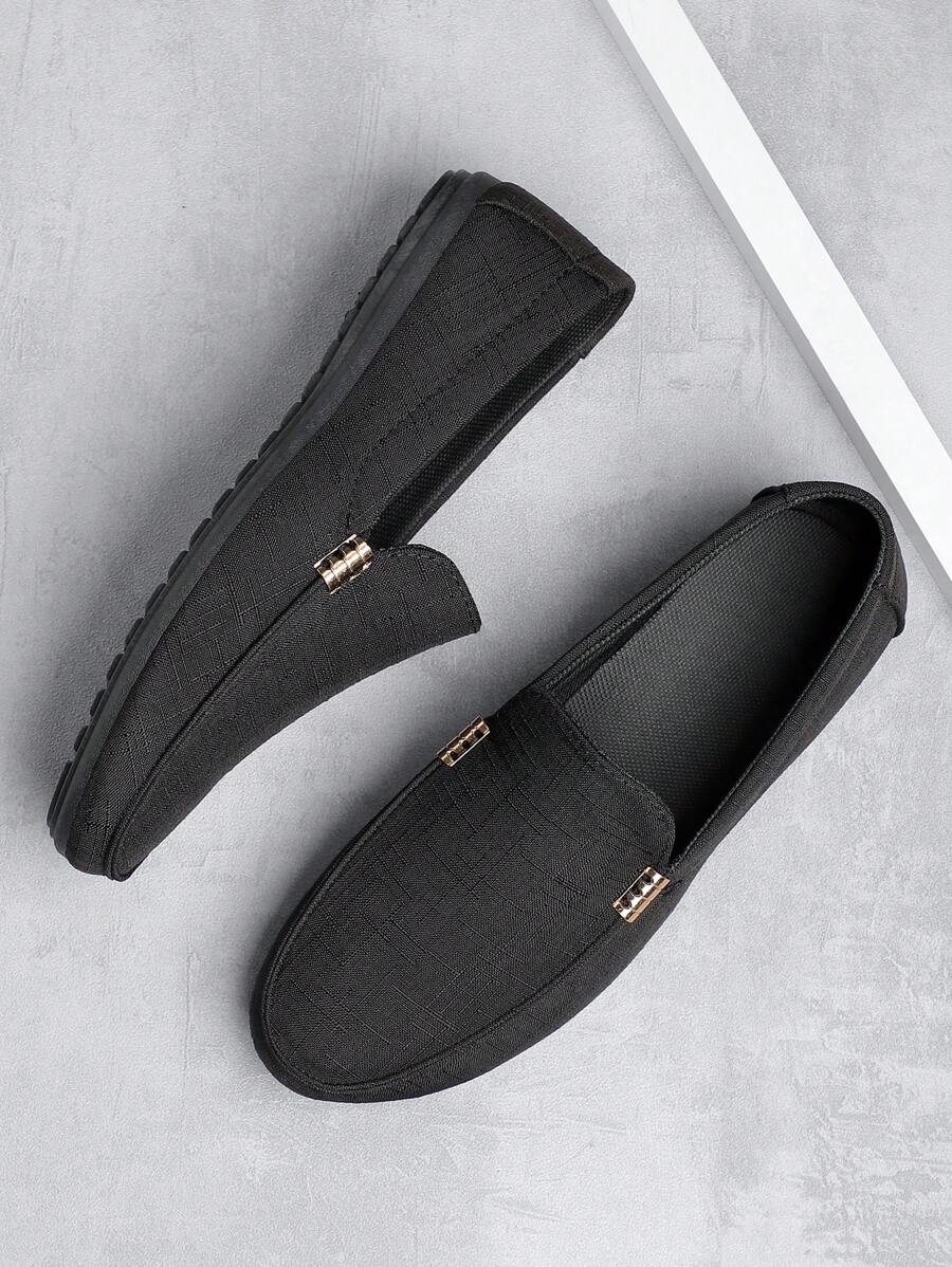 Elias – Herren Slipper Peking-Stil Rutschfest Leicht Bequem 1