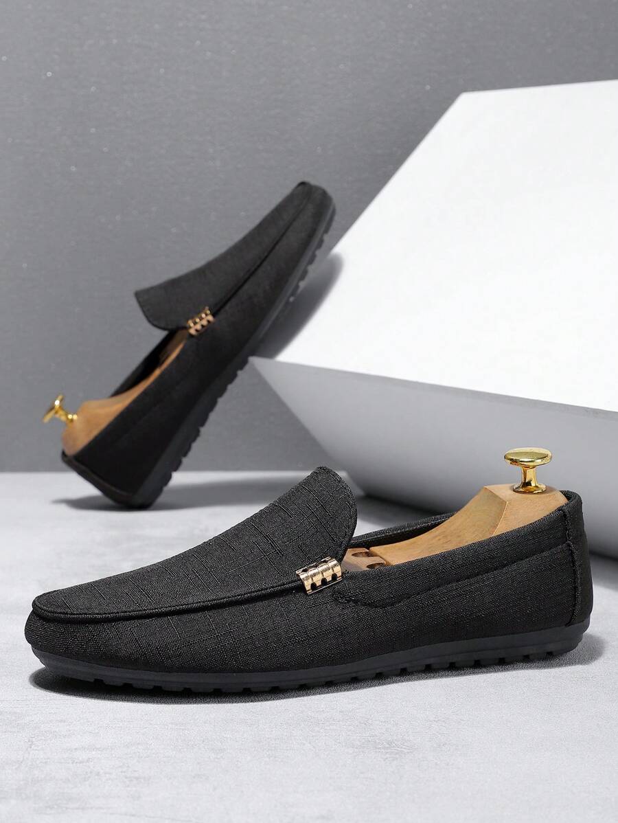 Elias – Herren Slipper Peking-Stil Rutschfest Leicht Bequem 2