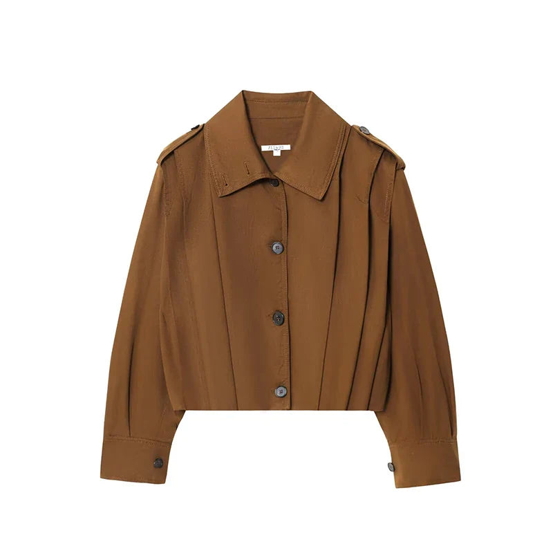 Elke - Wildlederjacke Damen Elegant Herbst Chic  Jacke 01 auf Lager