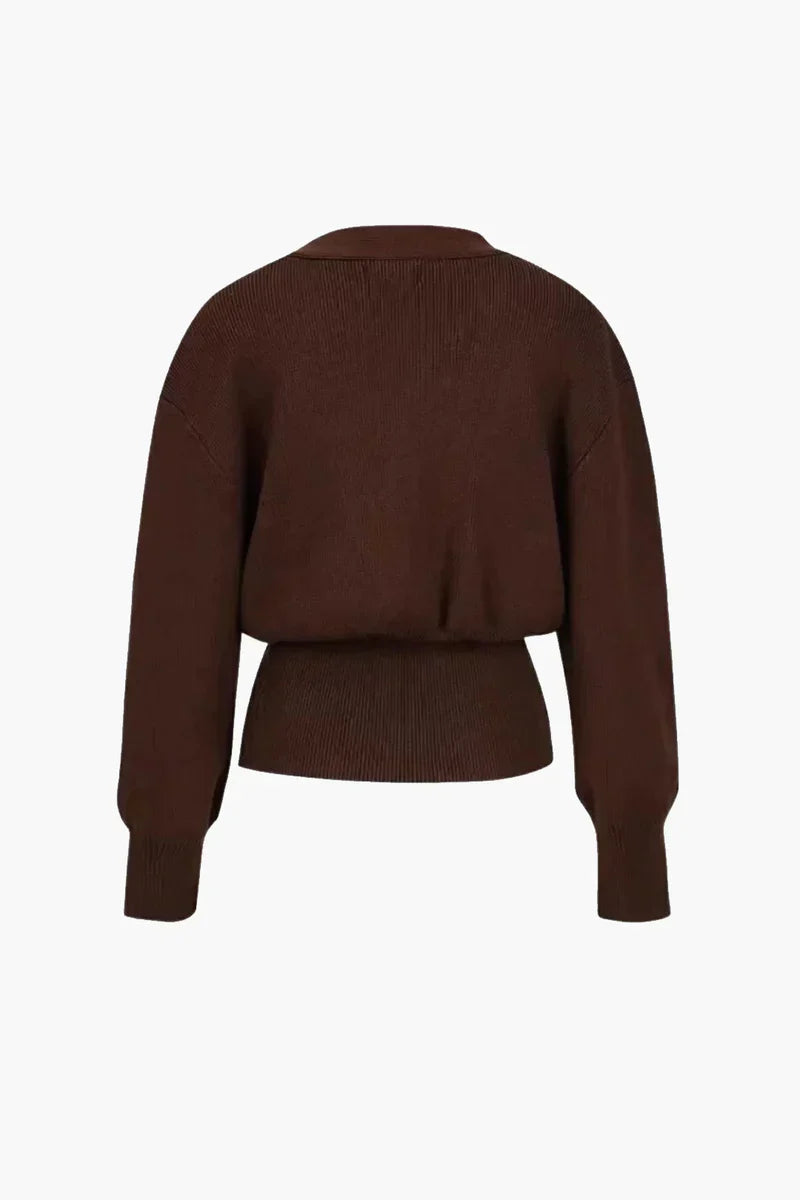 Ella – Kurzer Damen Strickcardigan mit modernem Schnitt 7
