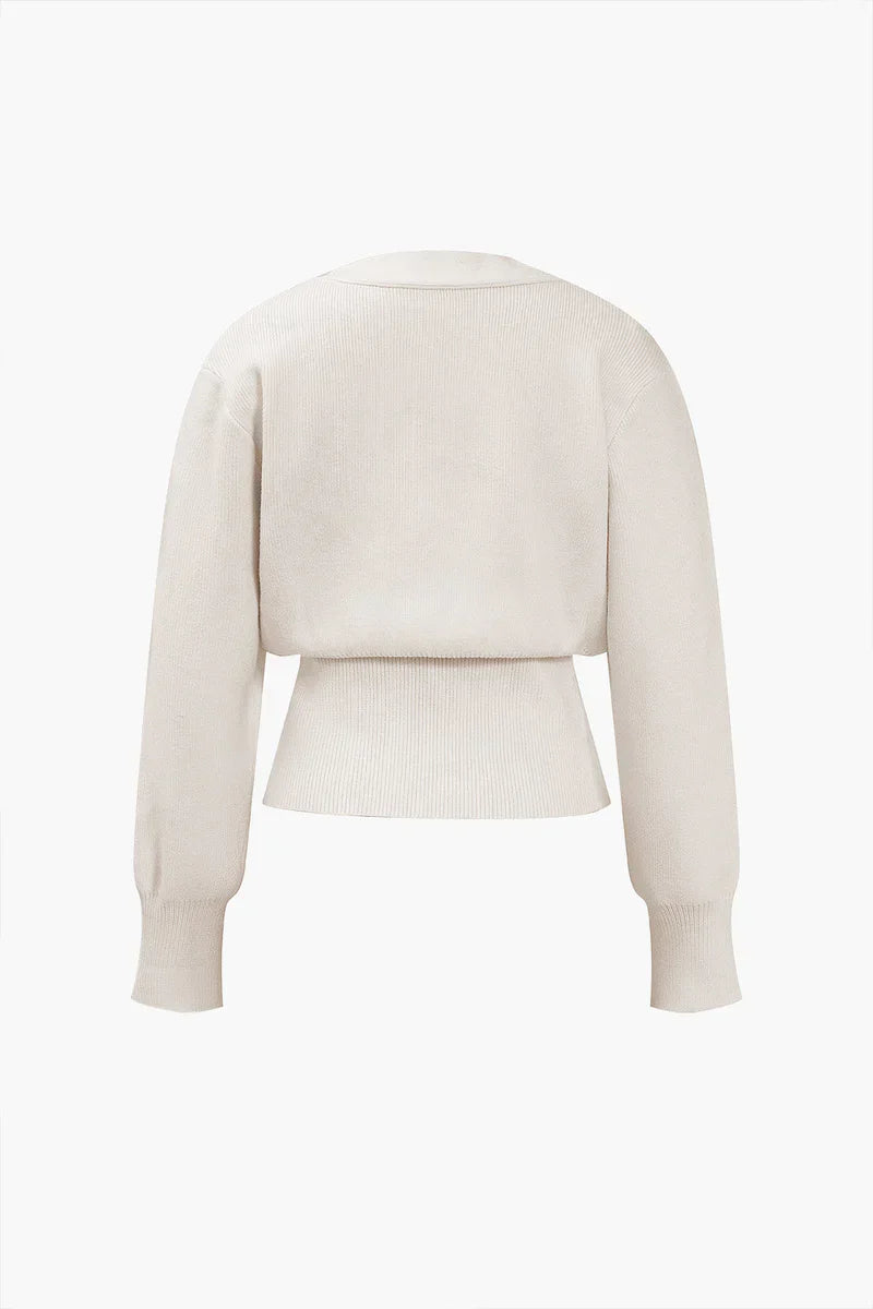 Ella – Kurzer Damen Strickcardigan mit modernem Schnitt 8