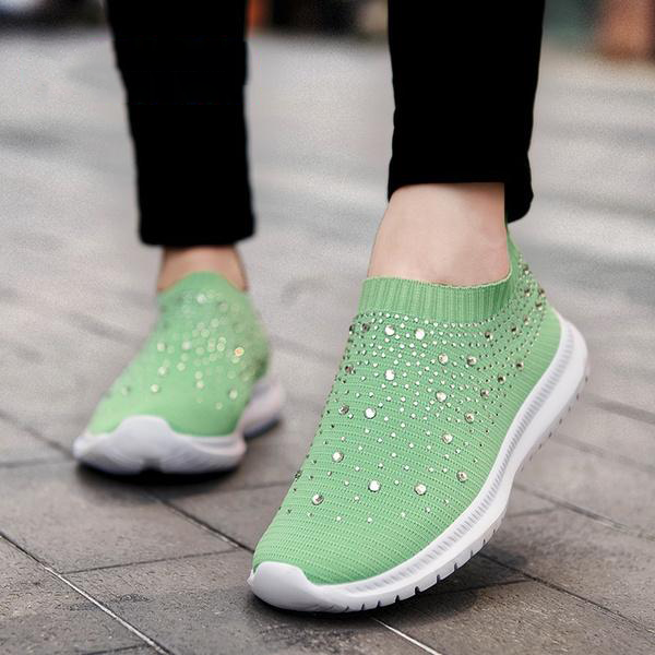 Emilie - Atmungsaktive & Ergonomische Damen Schuhe für den Frühling Grun