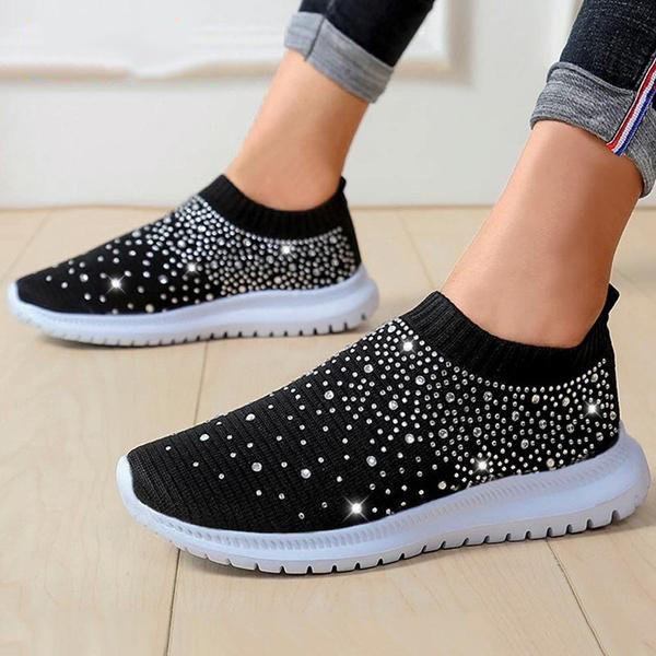 Emilie - Atmungsaktive & Ergonomische Damen Schuhe für den Frühling Schwarz