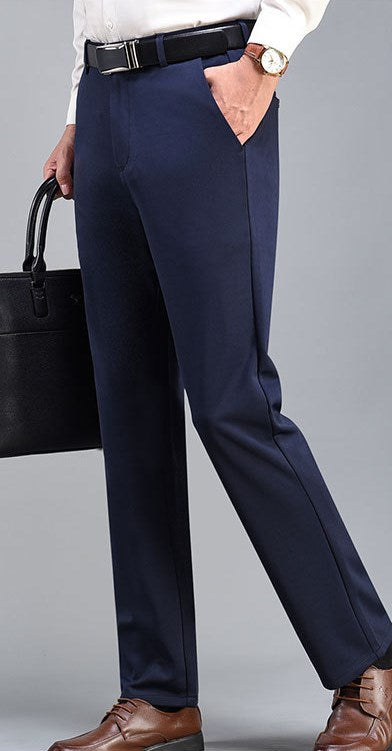 Emin – Klassische Herrenhose mit Stretchkomfort Blau