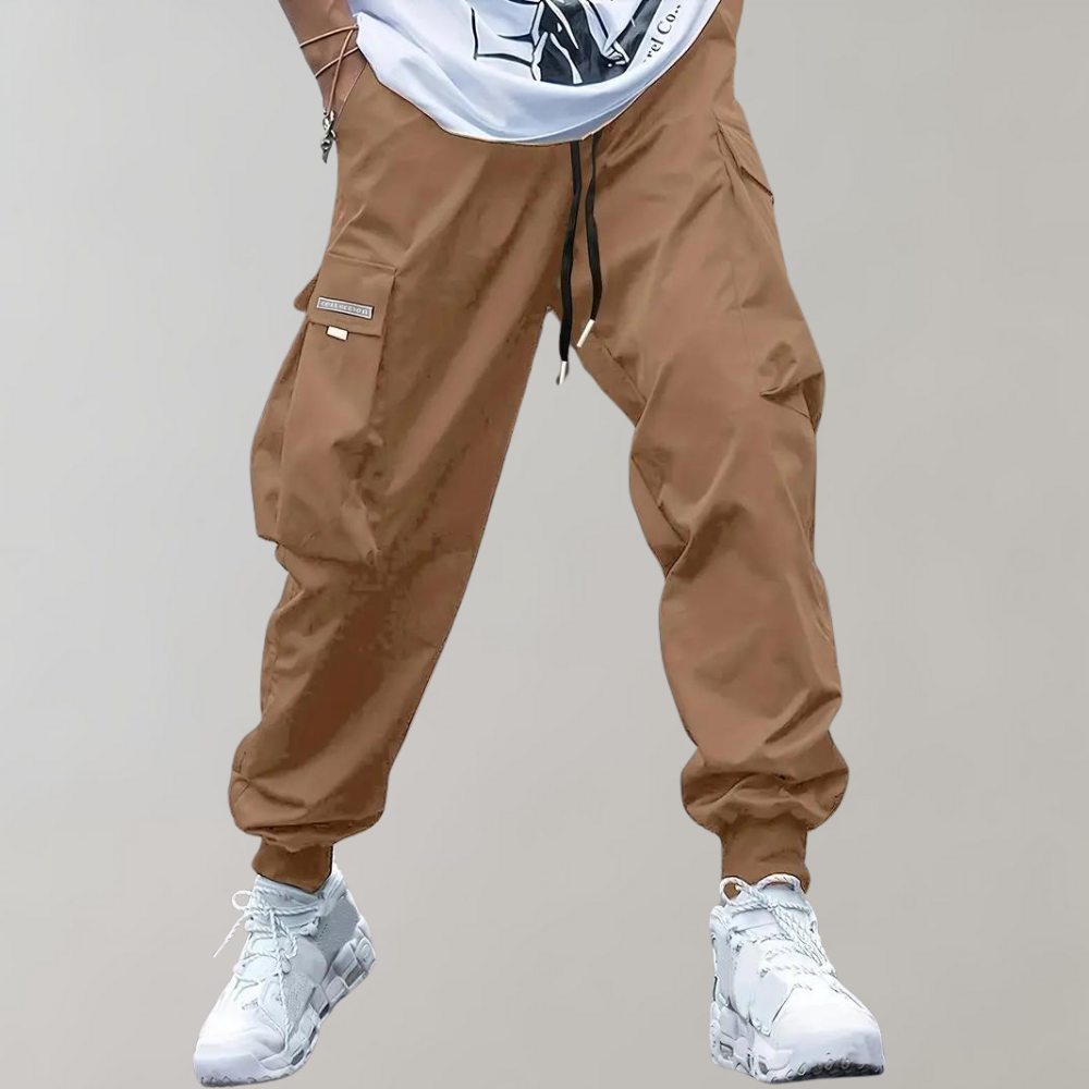 Eren – Herren Cargo Jogginghose mit Taschenkomfort Khaki 2