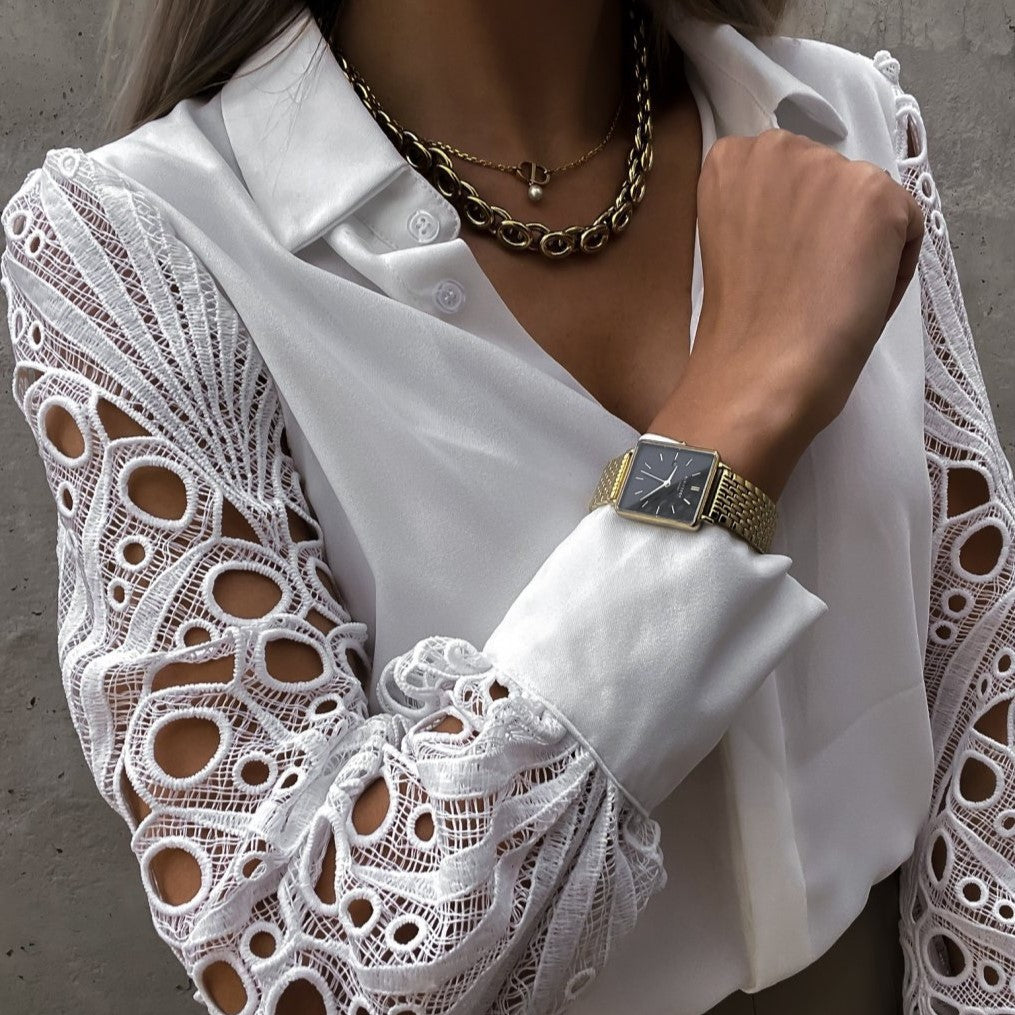 Erna - Stylische Freizeitbluse für Damen WeiB 1