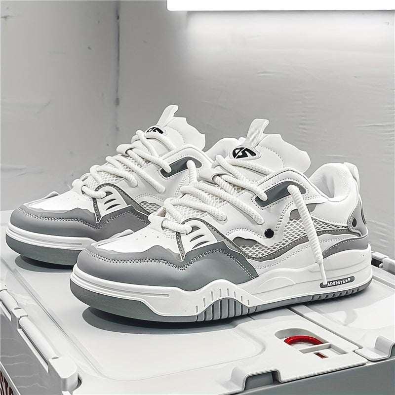 Ezio - Sommer Sneaker Herren – leichte und bequeme Freizeitschuhe für warme Tage Grau