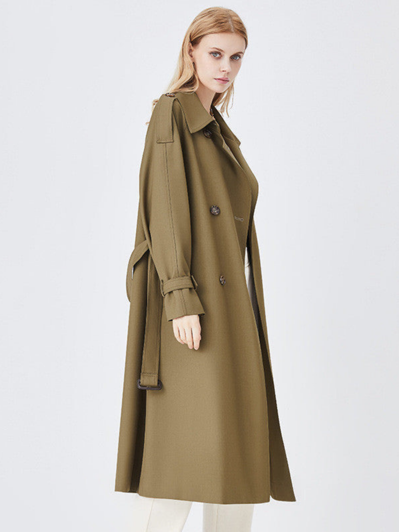 Double-Breasted Trench Coat