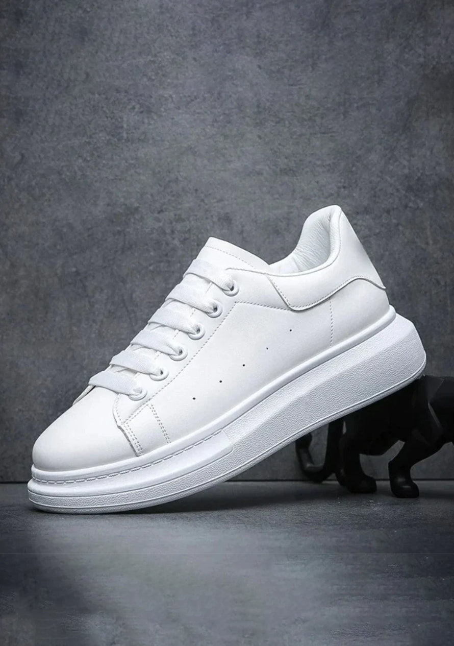 Fabrizio - PumpUP Dicke Sohle Plateau Turnschuhe Weiß