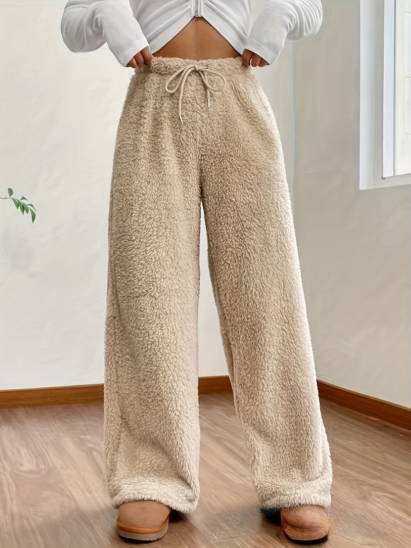 Farida- Bequeme Damenhose Khaki