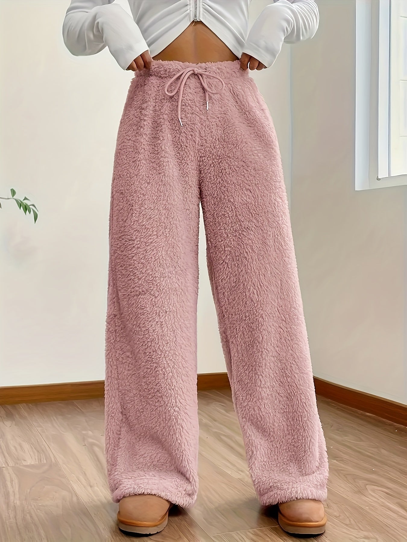 Farida- Bequeme Damenhose Rosa