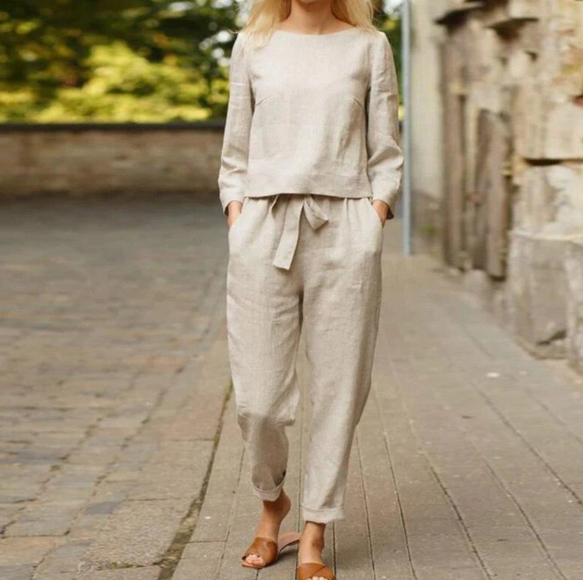 Felicitas – Damen Sommer Set Mit Vielseitigem Farbdesign 1