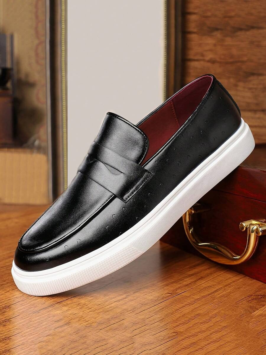 Felix – Herren Loafer Modern Slip-On Lässig Groß Schnitt