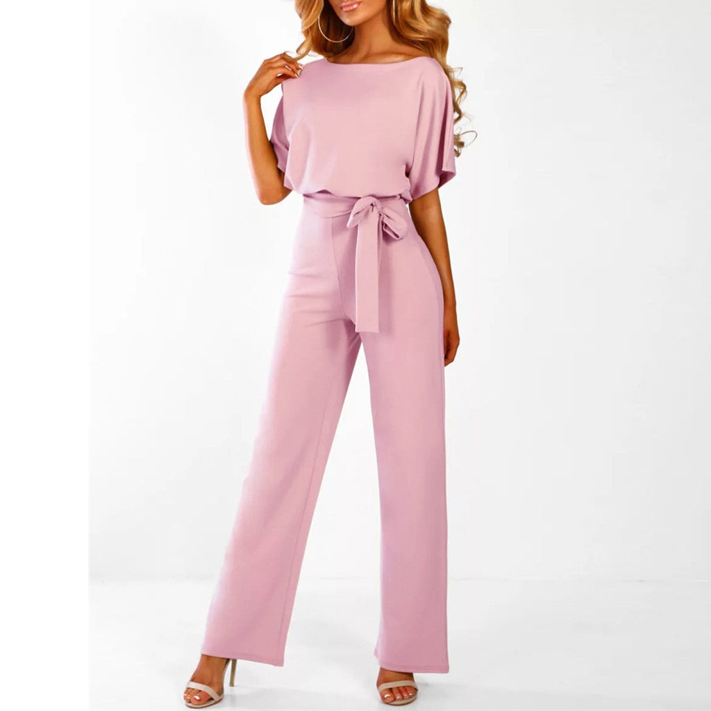 Fiona – Schlichter Jumpsuit Damen Elegant Sommer Look 7