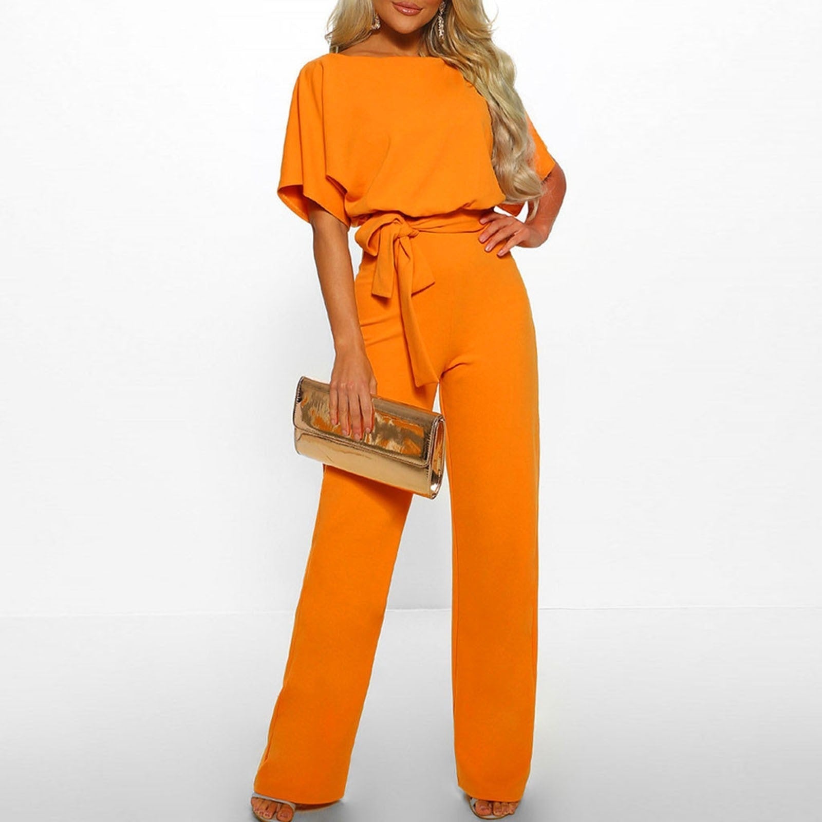 Fiona – Schlichter Jumpsuit Damen Elegant Sommer Look 9