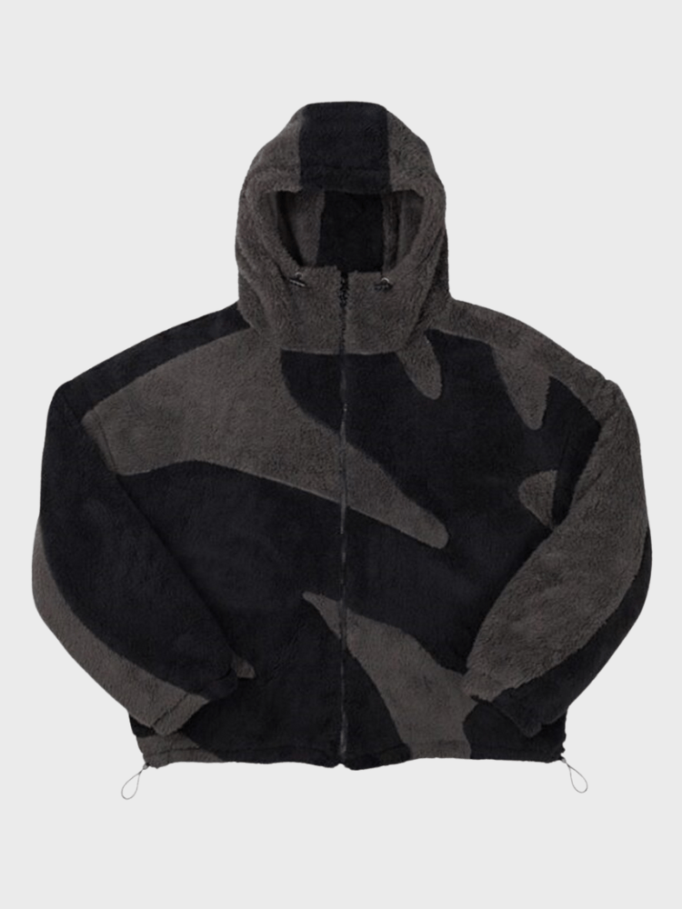 Caius - Fleecejacke im Urbanen Minimalistischen Design