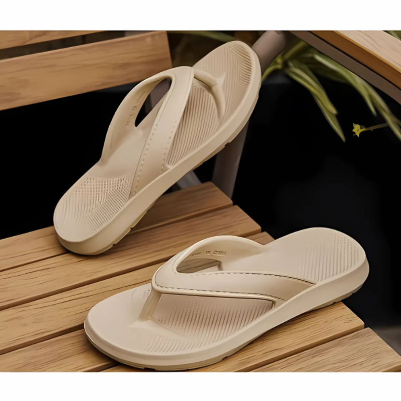 Florentina-  Leichte Rutschfeste Sommerslipper Für Damen Beige