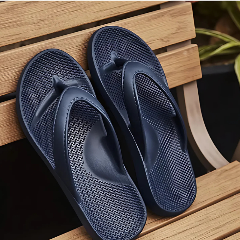 Florentina-  Leichte Rutschfeste Sommerslipper Für Damen Blau