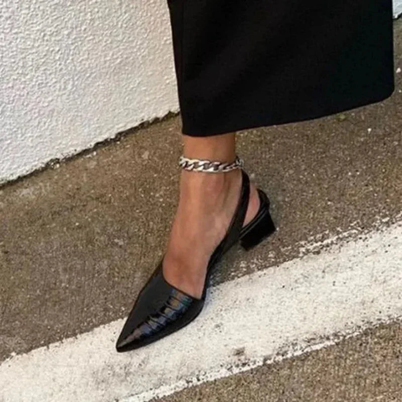 Florentina - Sandalen Mit Geschlossener Spitze Für Damen Schwarz