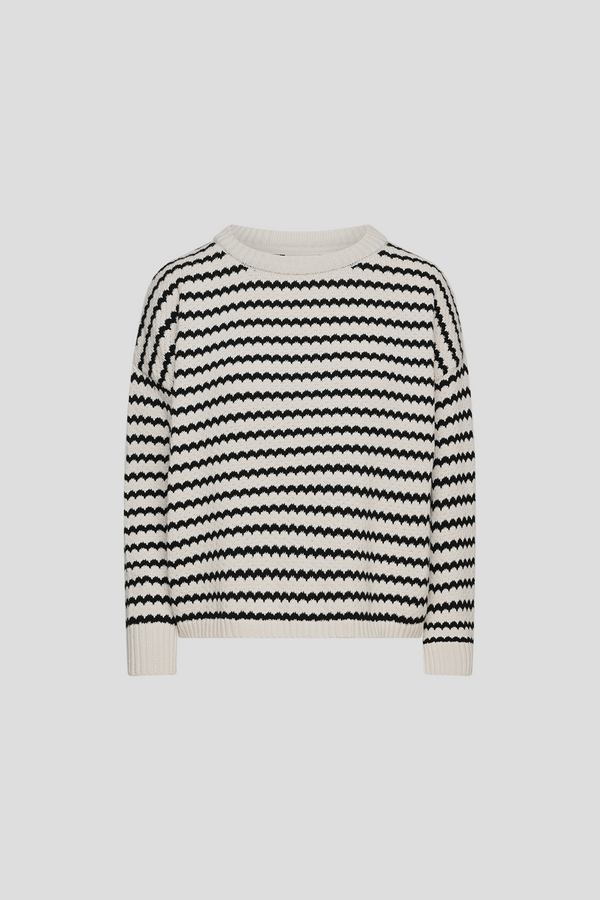 Strickpullover mit Chevron-Muster