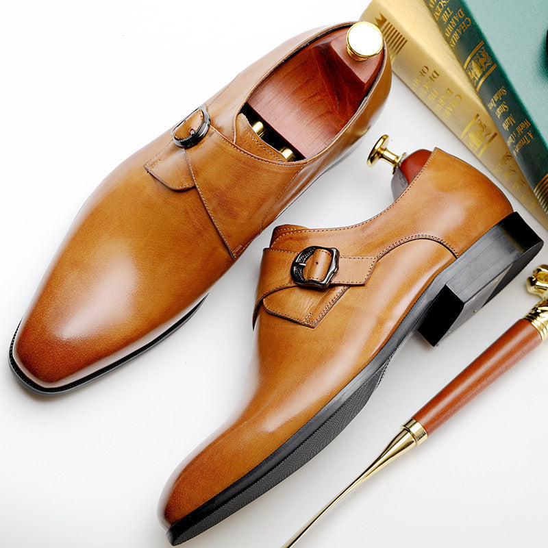 Frodo – Britische Business-Casual-Schuhe für Herren Gelb