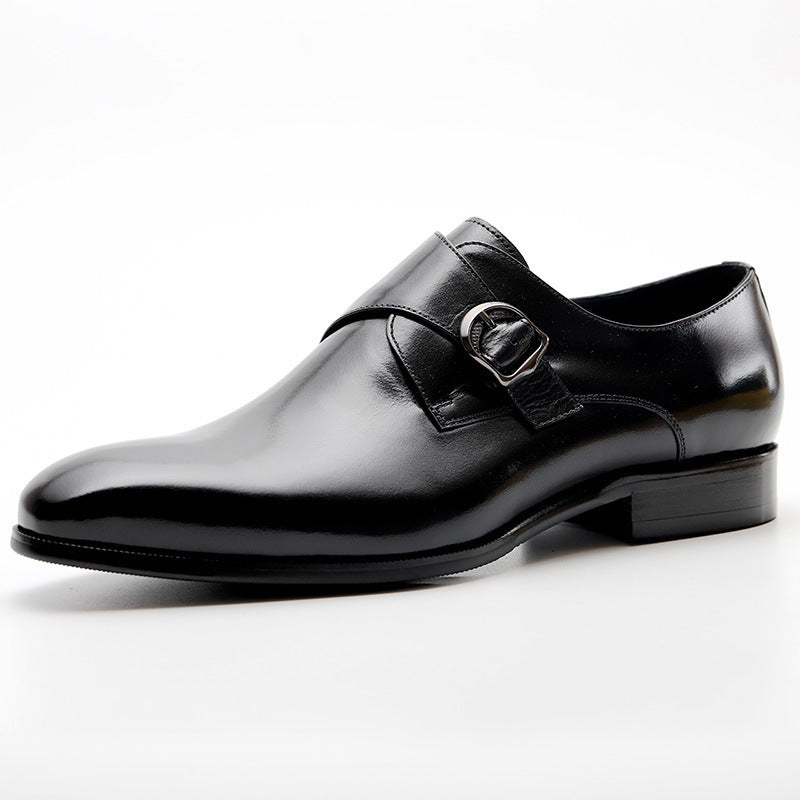 Frodo – Britische Business-Casual-Schuhe für Herren Schwarz