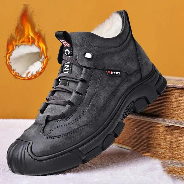 Donald - Warme Herren Winterschuhe aus Baumwolle