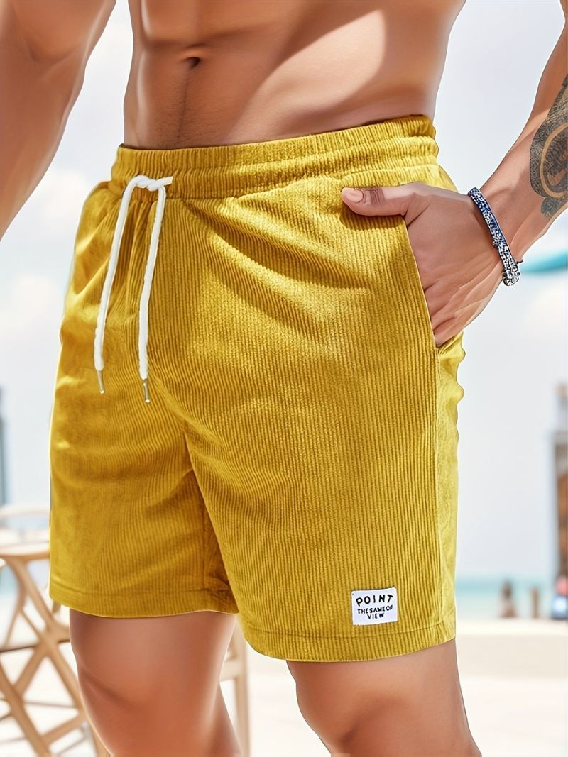 Gabriel - Bequeme Kurze Hosen für Männer Gelb