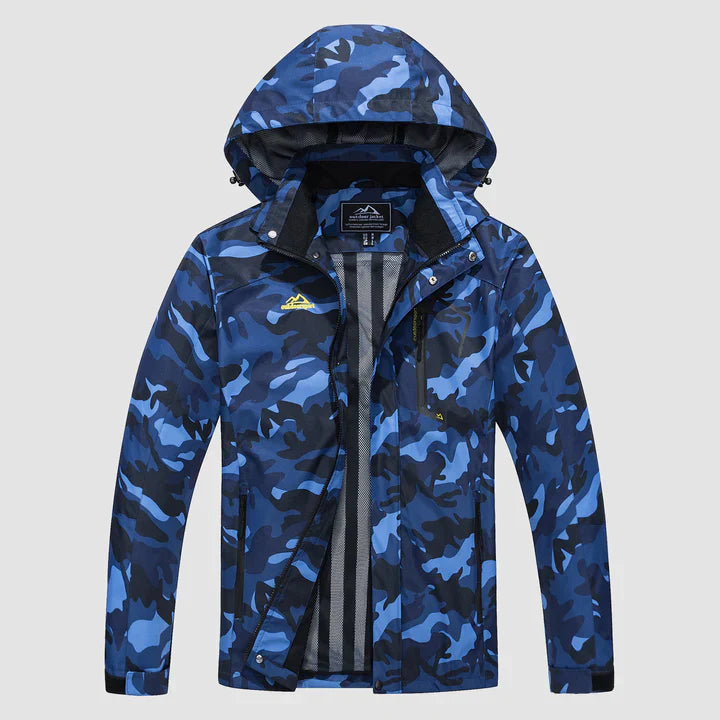 Ismael - Warme Herren Winterjacke mit Kapuze und Taschen