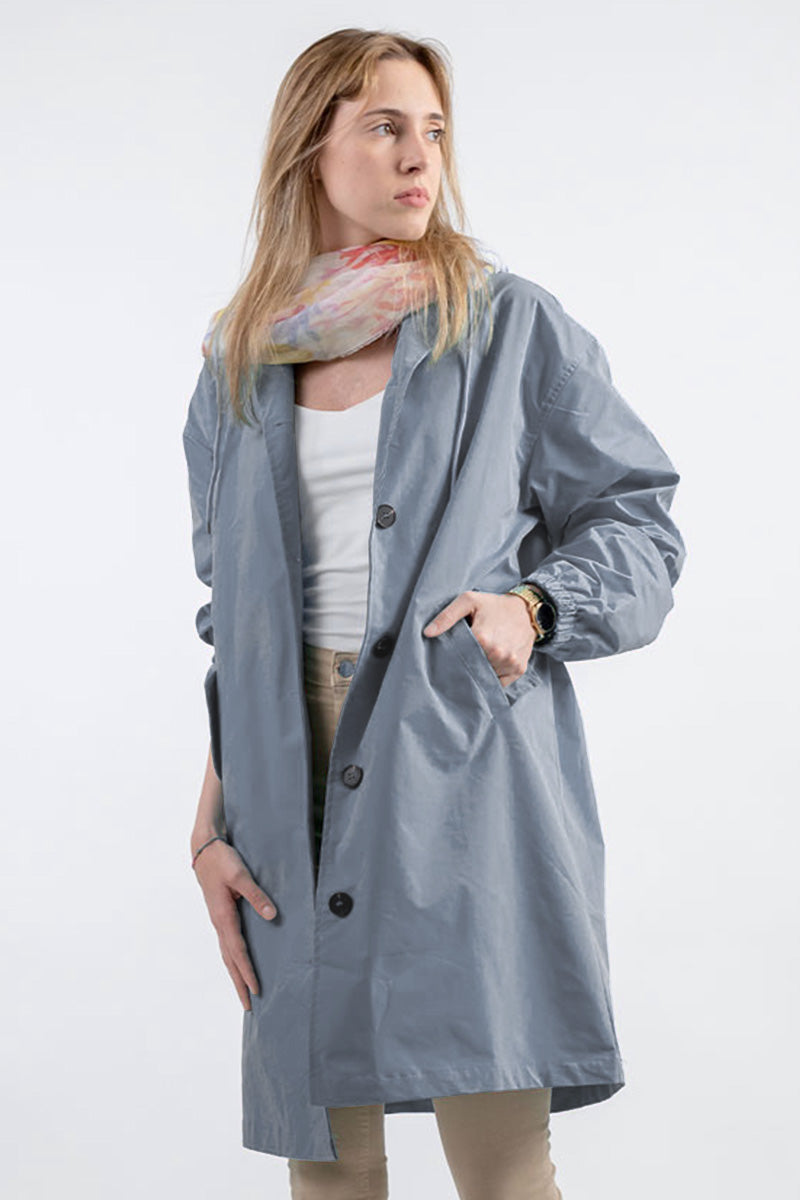 PUDERBLAU WINDJACKE