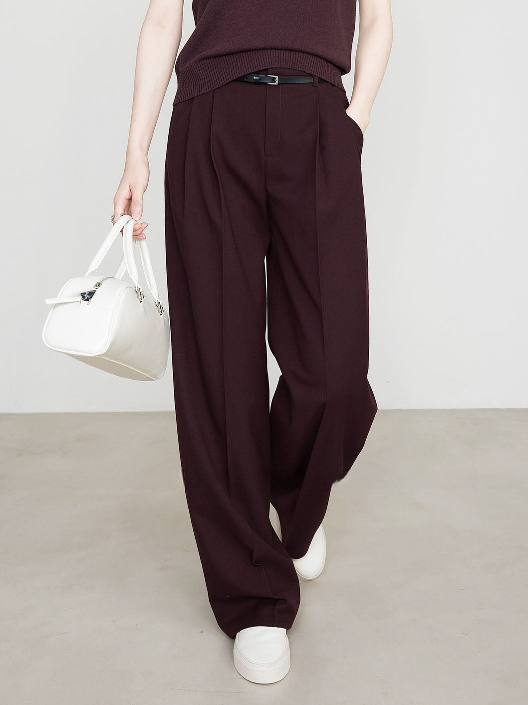Gisela - Bordeaux Chino Elegant Und Bequem Bordeaux 3