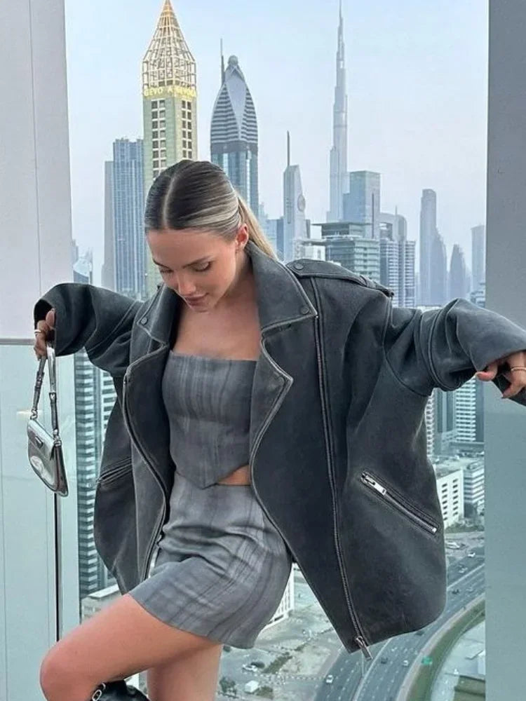 Vanessa – Modische Jacke Mit Reißverschluss Für Den Herbst