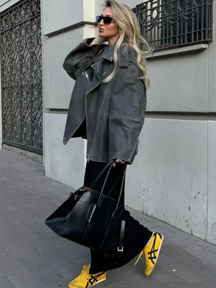 Vanessa – Modische Jacke Mit Reißverschluss Für Den Herbst