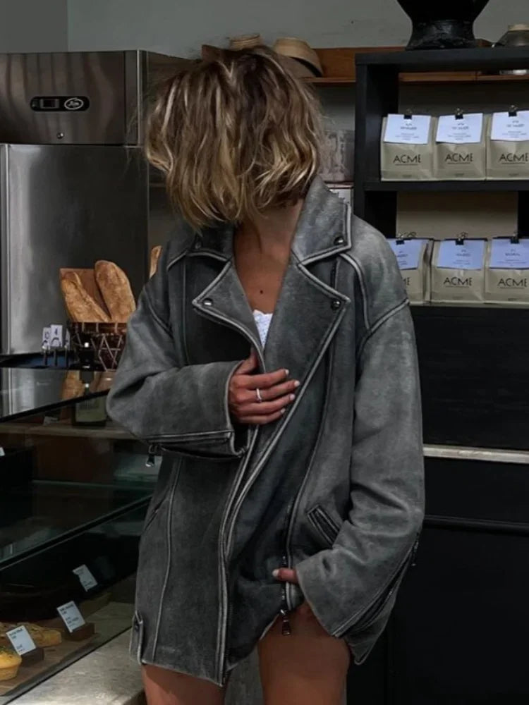 Vanessa – Modische Jacke Mit Reißverschluss Für Den Herbst