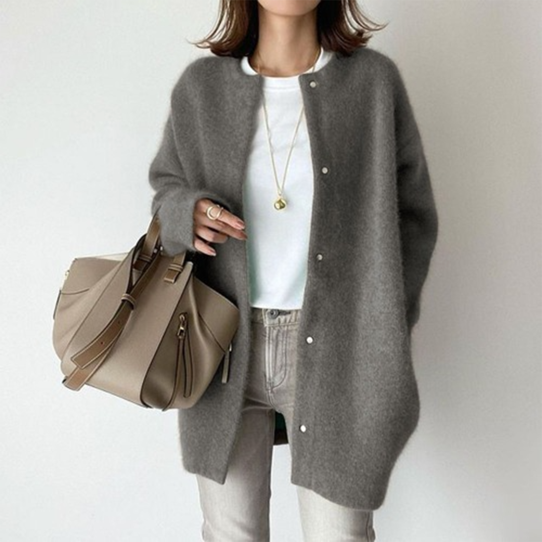 Sabine - Damen Cardigan Strickjacke Elegant Warm Weich