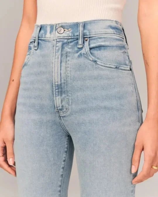 Gudrun - Stilvolle Jeans mit hoher Taille Hellblau 2