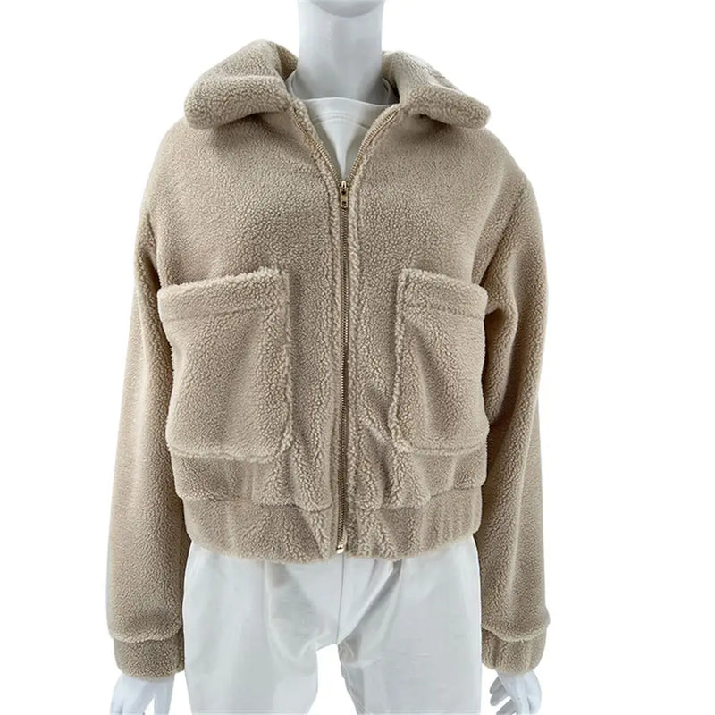 Amber - Sherpa Bomberjacke