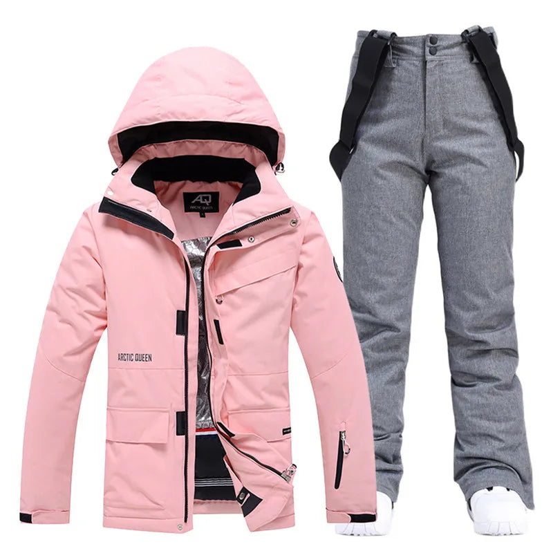 Shanea - Damen Winter Snowjacke und Hosen Sets