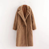 Fashion Faux Fur Longline Coat