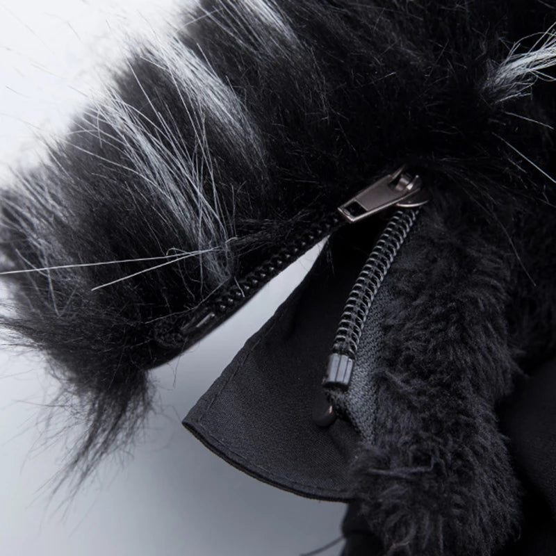 Dorothea - Langer Kapuzen-Wintermantel für Herren