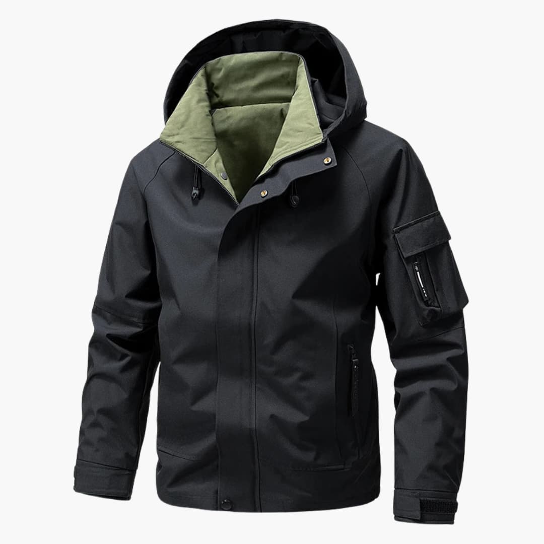 Alexander – Herren Kapuzenjacke mit Praktischen Taschen
