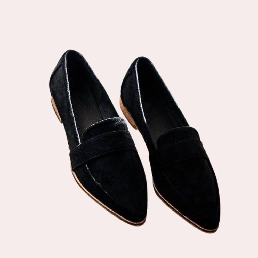 Hollie – Trendige Damen Loafer im Suede-Look 1