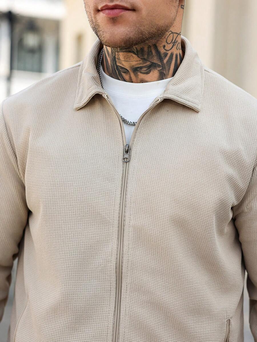 Hubert – Herren Zweiteiler Set Lässig Einfarbig Loose Fit 5